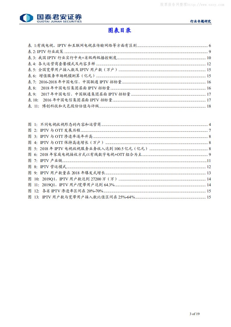 通信设备及服务行业通信生命周期系列之IPTV篇：IPTV市场超480亿，捆绑运营商快速推广-190806.pdf 第3页