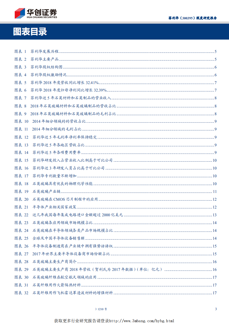 菲利华-深度研究报告：石英玻璃行业领军者，半导体+军工双轮驱动-190512.pdf 第3页