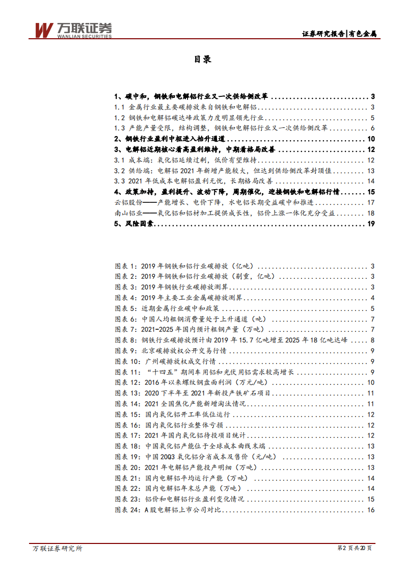 钢铁和有色金属行业专题研究报告：碳中和政策加持，钢铁和电解铝远近可观-210325.pdf 第2页