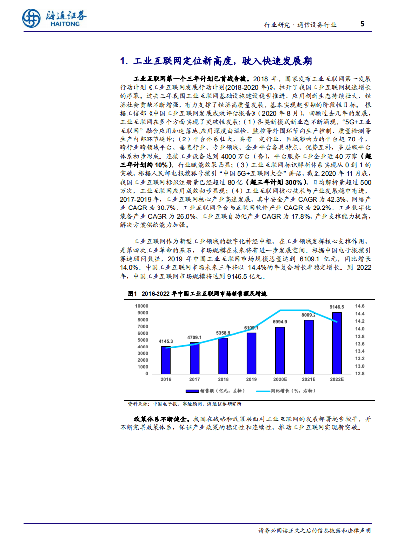 通信设备行业：工业互联网定位新高度，驶入快速发展期-210129.pdf 第5页