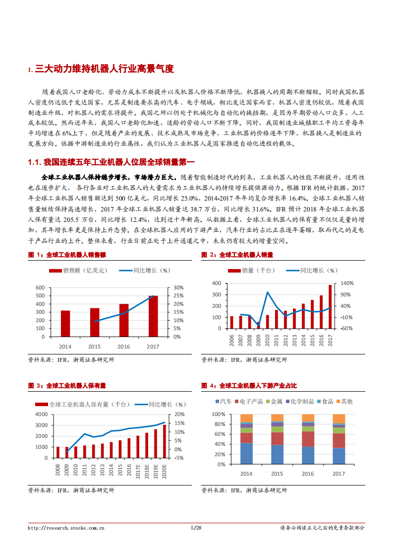 20181010-机械设备行业机器人专题系列报告一：机器换人大势未改，国产工业机器人方兴未艾.pdf 第5页