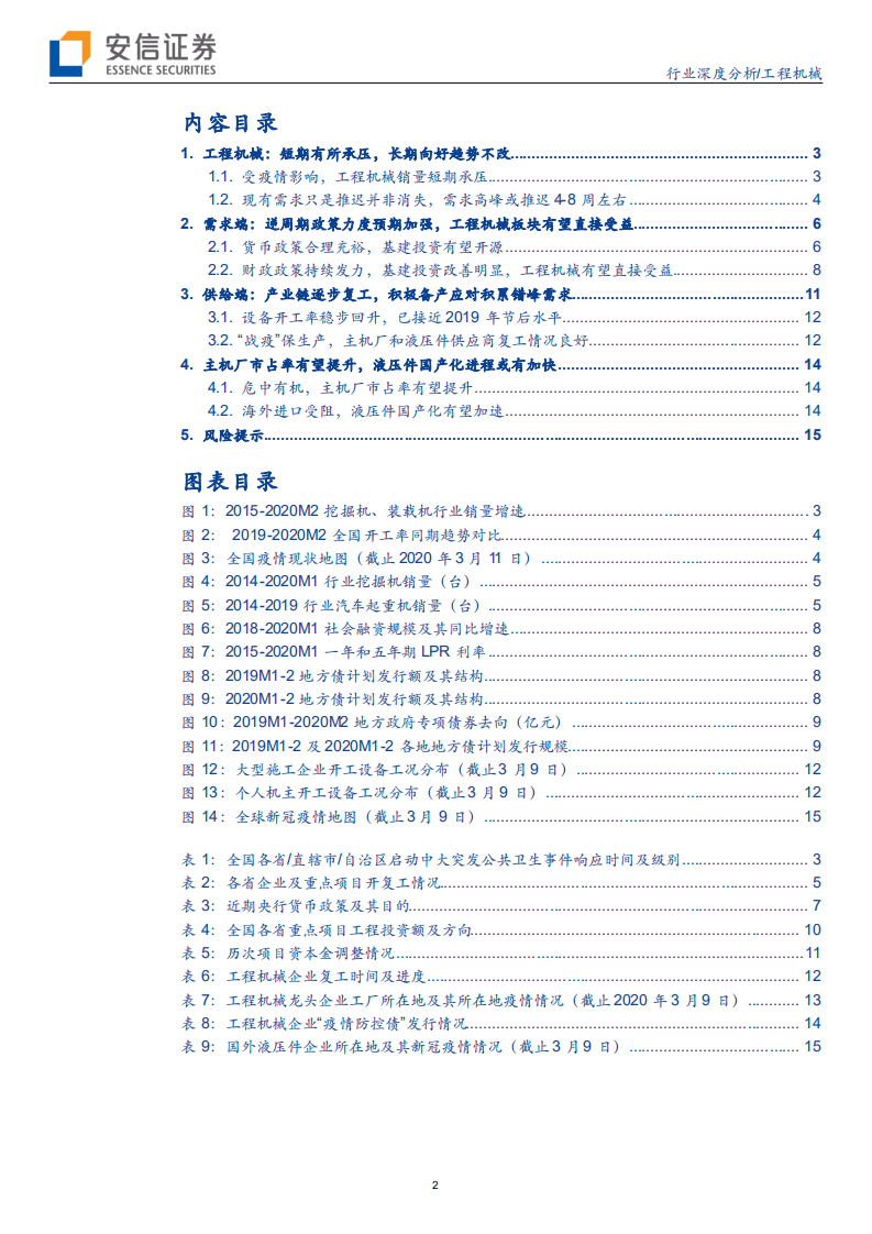 工程机械行业深度分析：供需两端趋势向好，静待行业春暖花开-200312.pdf 第2页