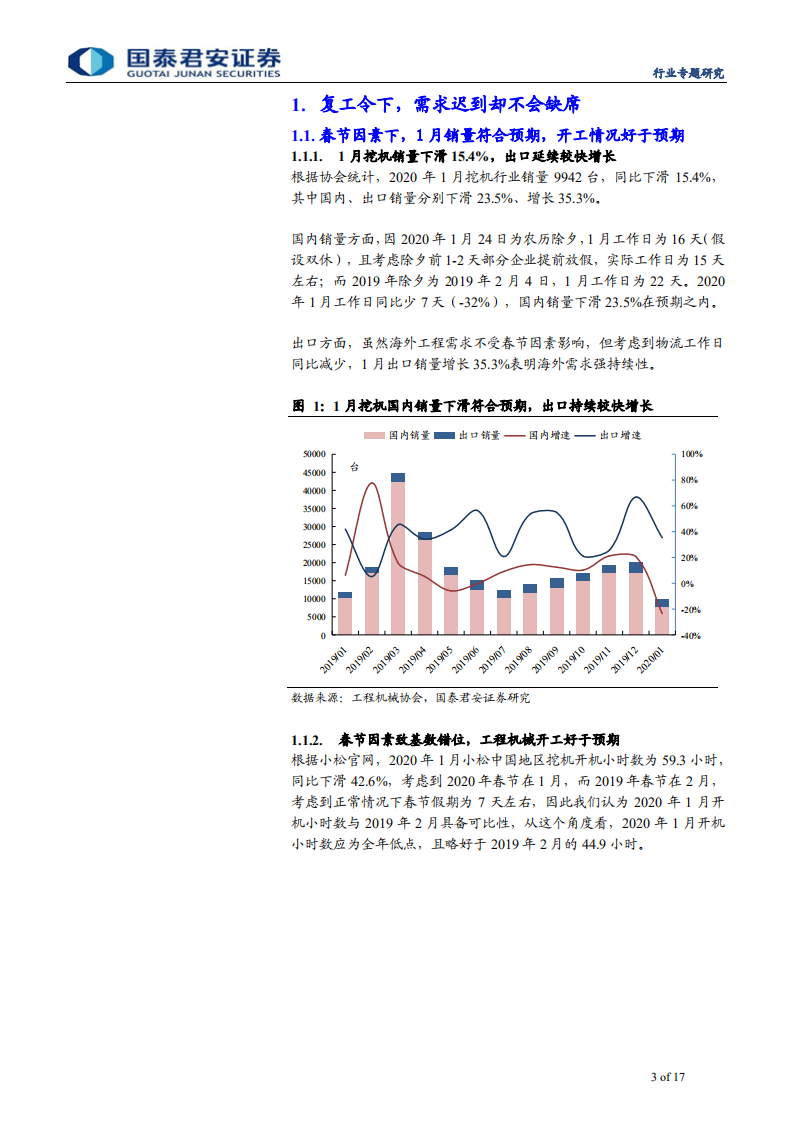 工程机械行业专题报告：稳增长基调渐浓，需求迟到却不会缺席-200228.pdf 第3页