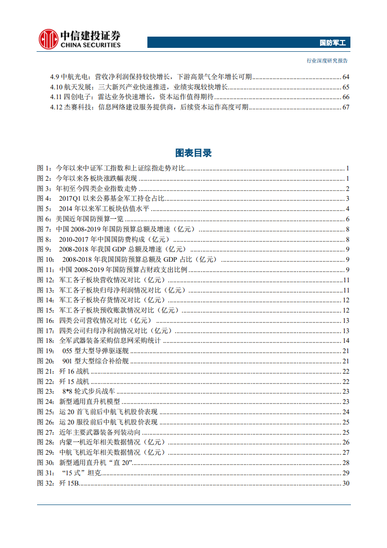 国防军工行业：景气持续把握确定机会，强者恒强聚焦行业龙头-190830.pdf 第5页