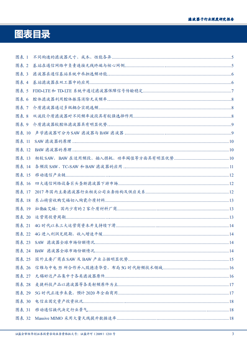 通信设备行业滤波器子行业深度研究报告：5G驱动产品变革，滤波器迎发展良机-180726.pdf 第3页