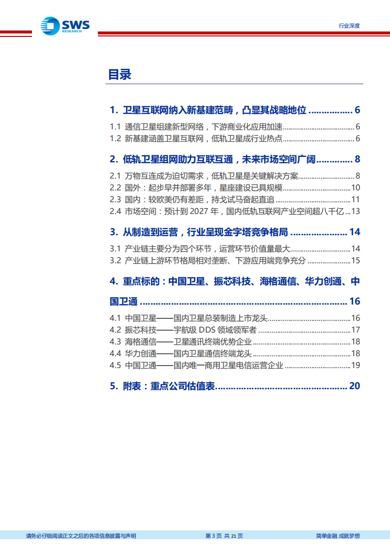 国防军工行业：通信＆军工卫星互联网深度报告之三，卫星互联成为大国战略焦点，纳入新基建助力高速发展-200505.pdf 第3页
