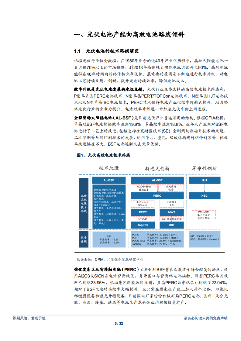 机械设备行业：光伏电池&ldquo;效率革命&rdquo;，工艺迭代催生装备需求-181227.pdf 第5页