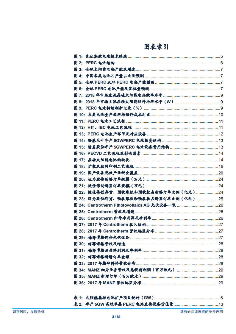 机械设备行业：光伏电池&ldquo;效率革命&rdquo;，工艺迭代催生装备需求-181227.pdf 第3页