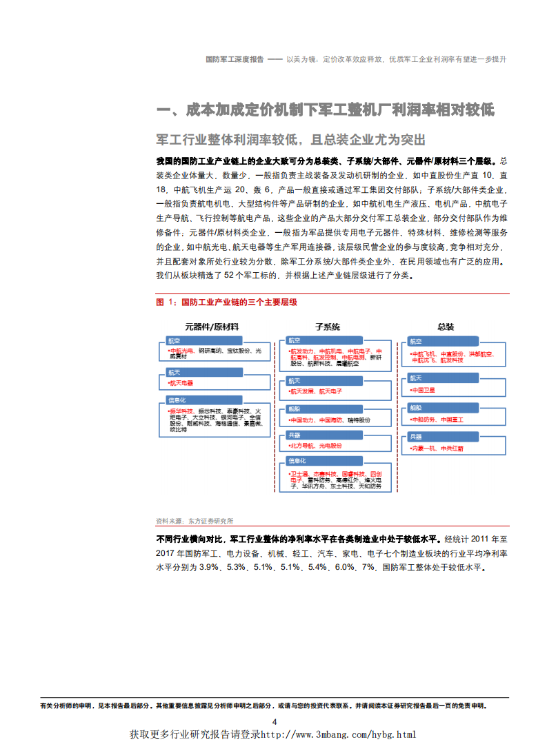 国防军工行业：以美为镜，定价改革效应释放，优质军工企业利润率有望进一步提升-190225.pdf 第4页