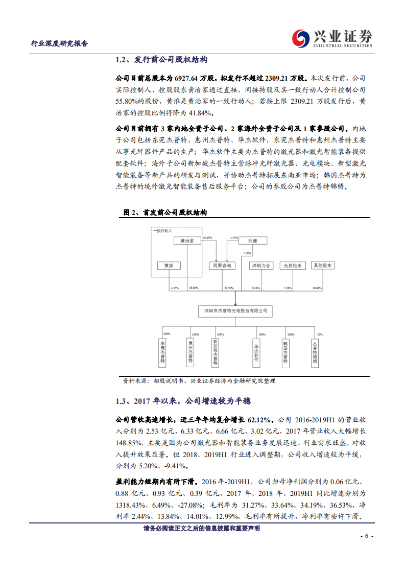 机械设备行业：科创板巡礼，杰普特-191001.pdf 第6页