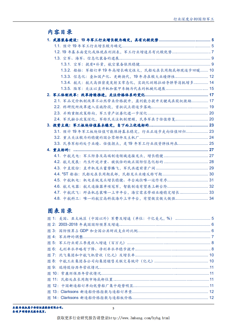 国防军工行业2019年军工投资策略：阳和启蛰-190103.pdf 第3页