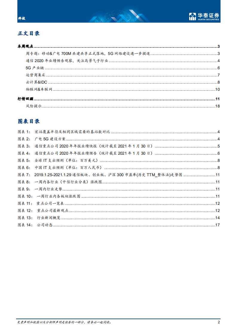 通信行业： 移动&广电700M共建共享正式落地-210131.pdf 第2页