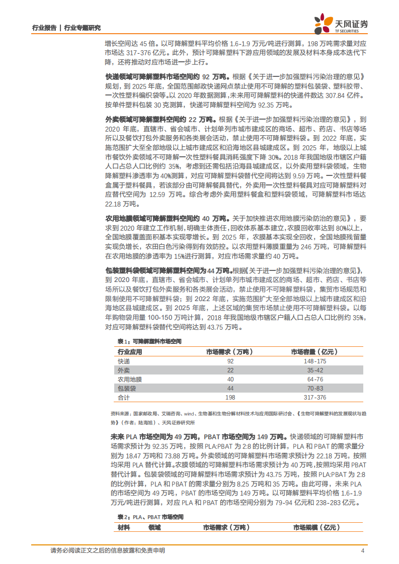 金属非金属新材料行业：政策落地进行时，可降解塑料行业将如何发展？-20210103.pdf 第4页