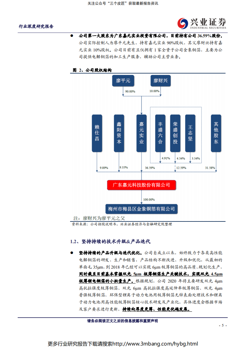 金属非金属新材料行业科创板企业之：嘉元科技-190710.pdf 第5页