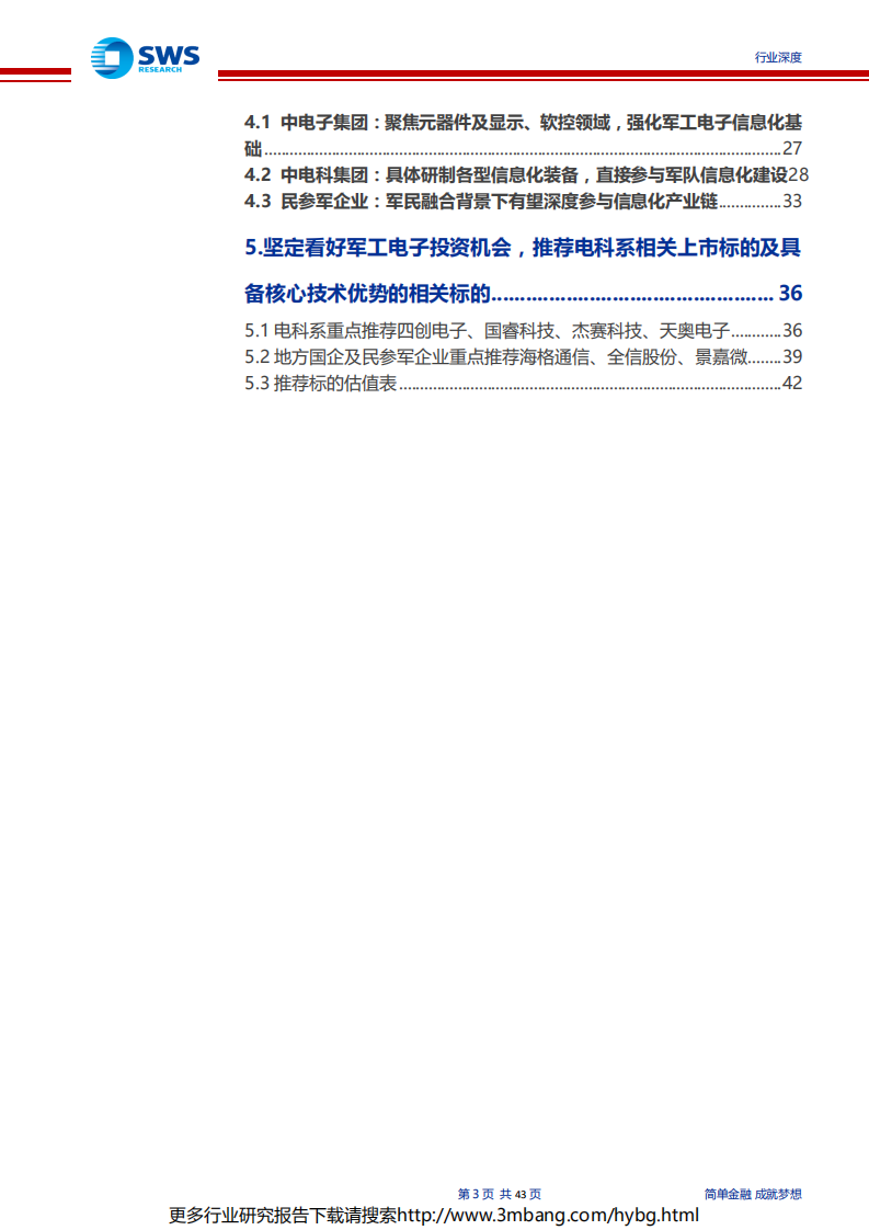 国防军工行业军工电子信息化系列报告之一：军工电子信息化进程加速，自主可控将成为五大装备领域发展趋势-190628.pdf 第3页