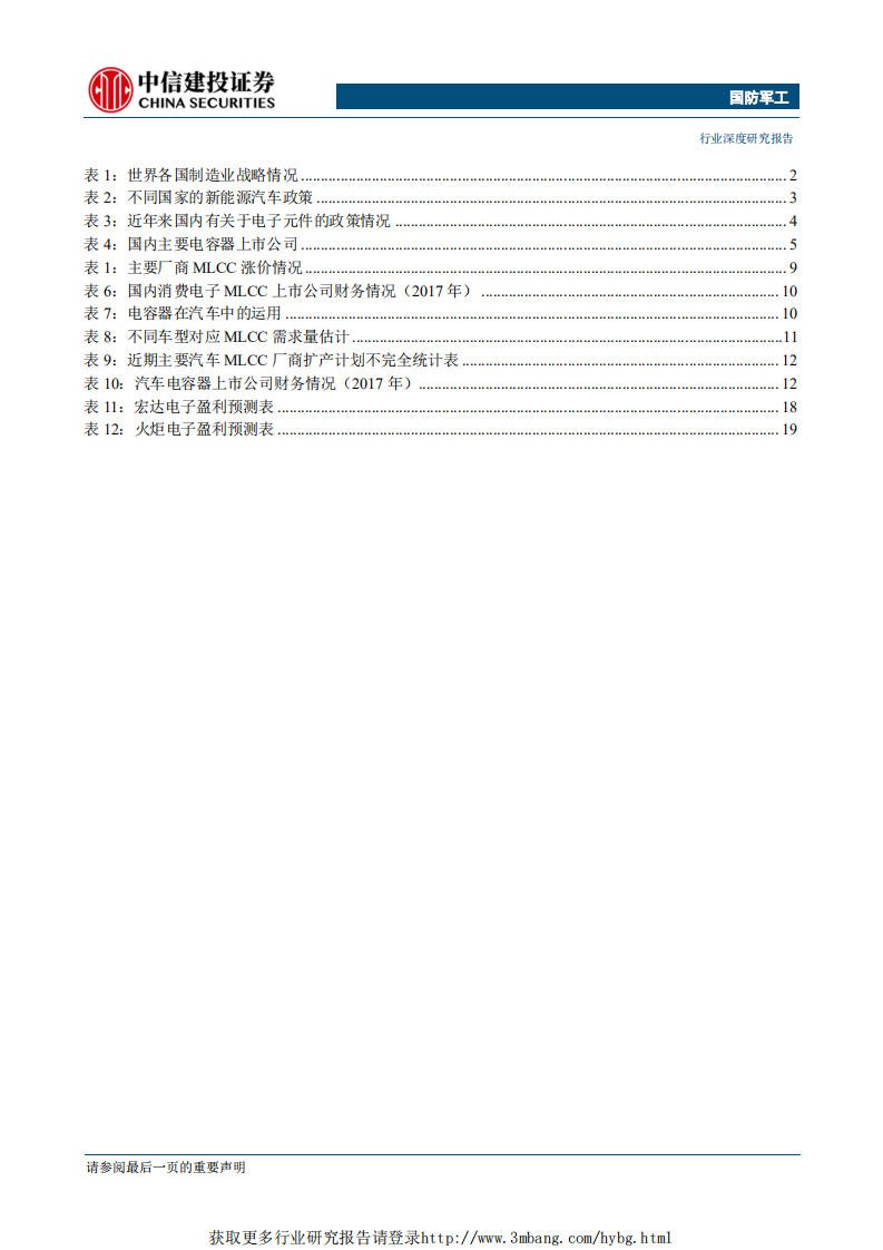 国防军工行业军民融合产业链系列之五：电容器（二），把握机遇提升规模效应，军民融合实现技术突破-190329.pdf 第3页