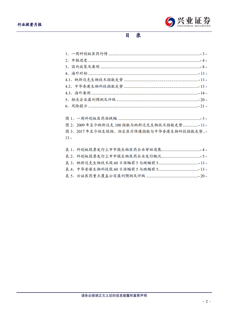 医药科创板生物医药行业投资定期报告：科创板生物医药投资手册第31期-20200902.pdf 第2页