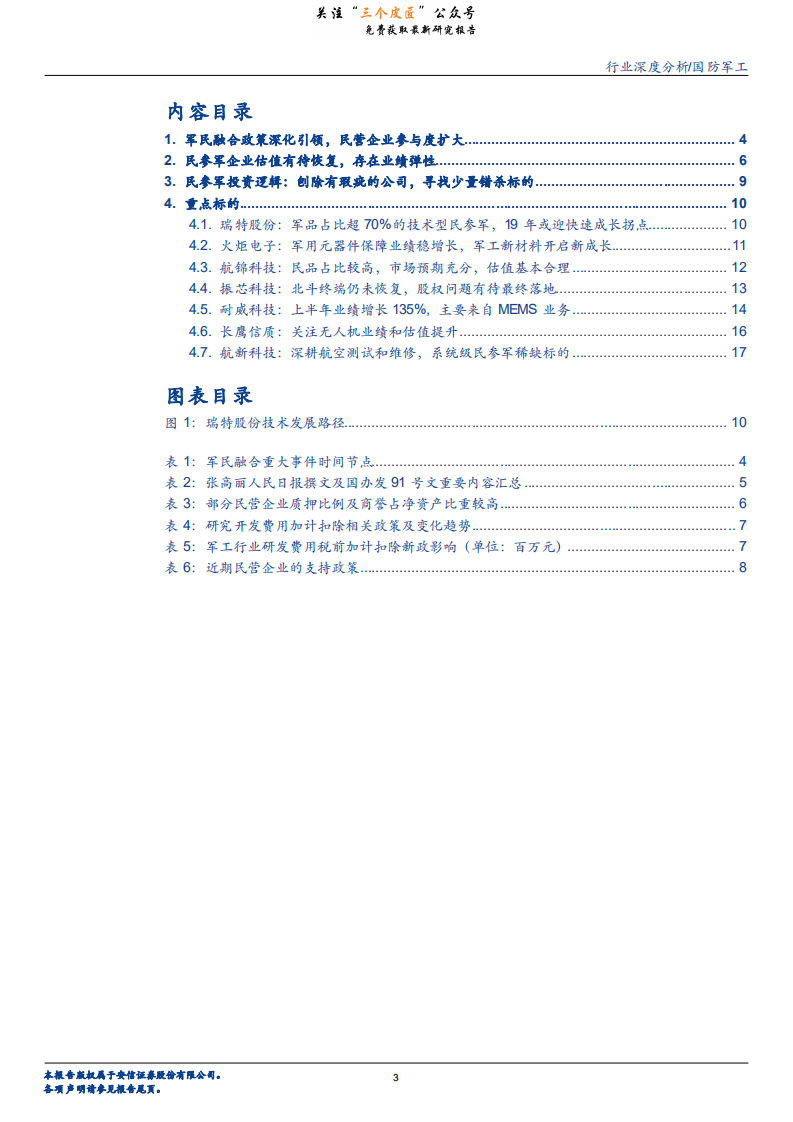国防军工行业深度分析：民参军是2019年军工弹性所在-190109.pdf 第3页