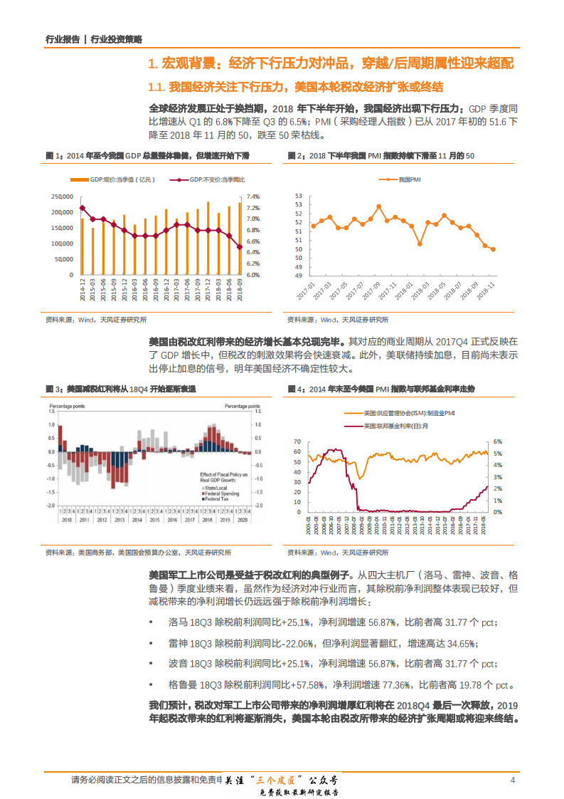 国防军工行业投资策略：经济下行压力的对冲品，2019从产业拐点到业绩拐点-190101.pdf 第4页