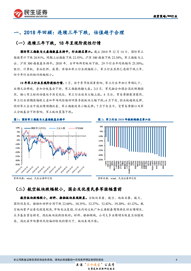军工行业2019年度投资策略：基本面改善+改革催化，行业景气度提升-190102.pdf 第4页