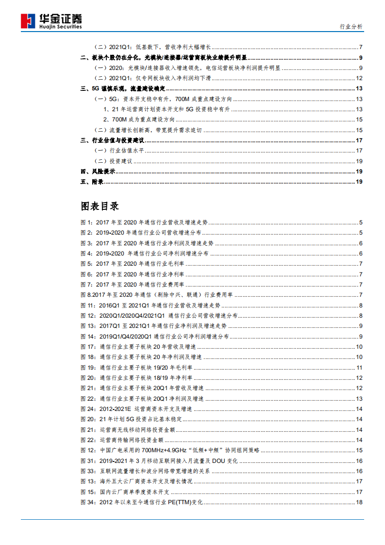 通信行业：20年疫情影响较大，流量增长推动确定性-210512.pdf 第3页