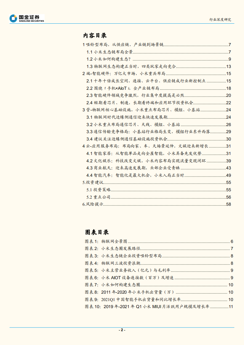 通信行业：从小米生态链看物联网投资机遇-210907.pdf 第2页