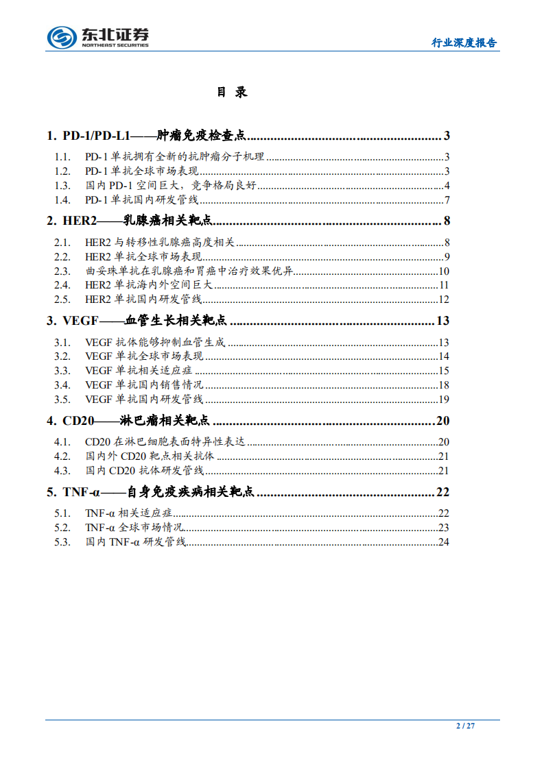 医药生物行业：单抗行业深度系列（二），靶点篇-191028.pdf 第2页