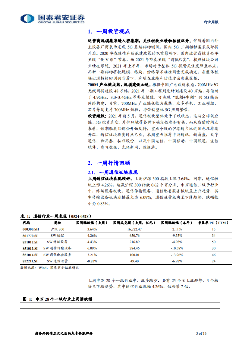通信行业：关注5G三期集采，景气度开始上行-210530.pdf 第3页