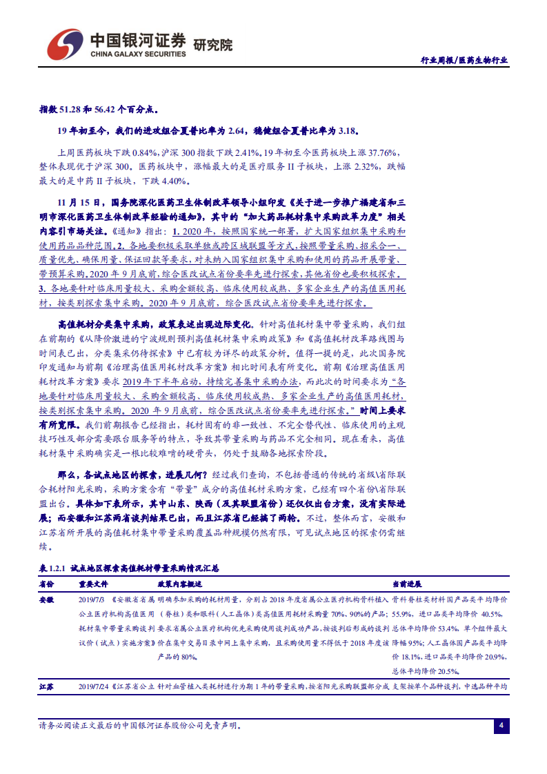 医药生物行业：高值耗材带量采购试点进展如何？-191117.pdf 第4页