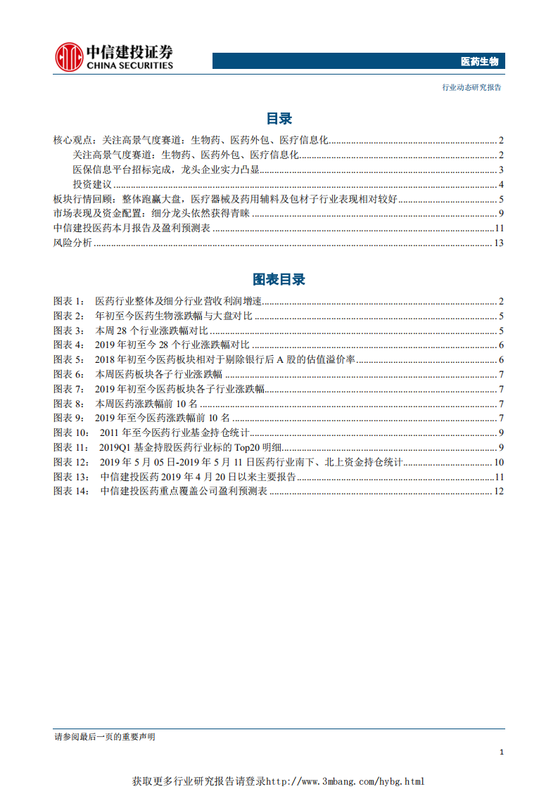 医药生物行业：关注高景气度赛道，生物药、医药外包、医疗信息化-190514.pdf 第2页