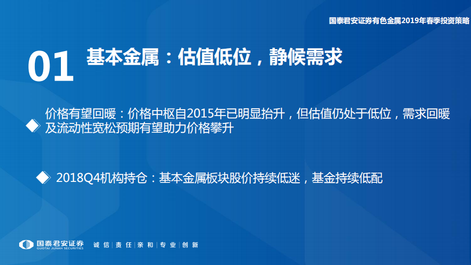 有色金属及新材料行业2019年春季开工投资策略：行至水穷&ldquo;新&rdquo;待起，翱于苍穹&ldquo;金&rdquo;作翼.pdf 第3页
