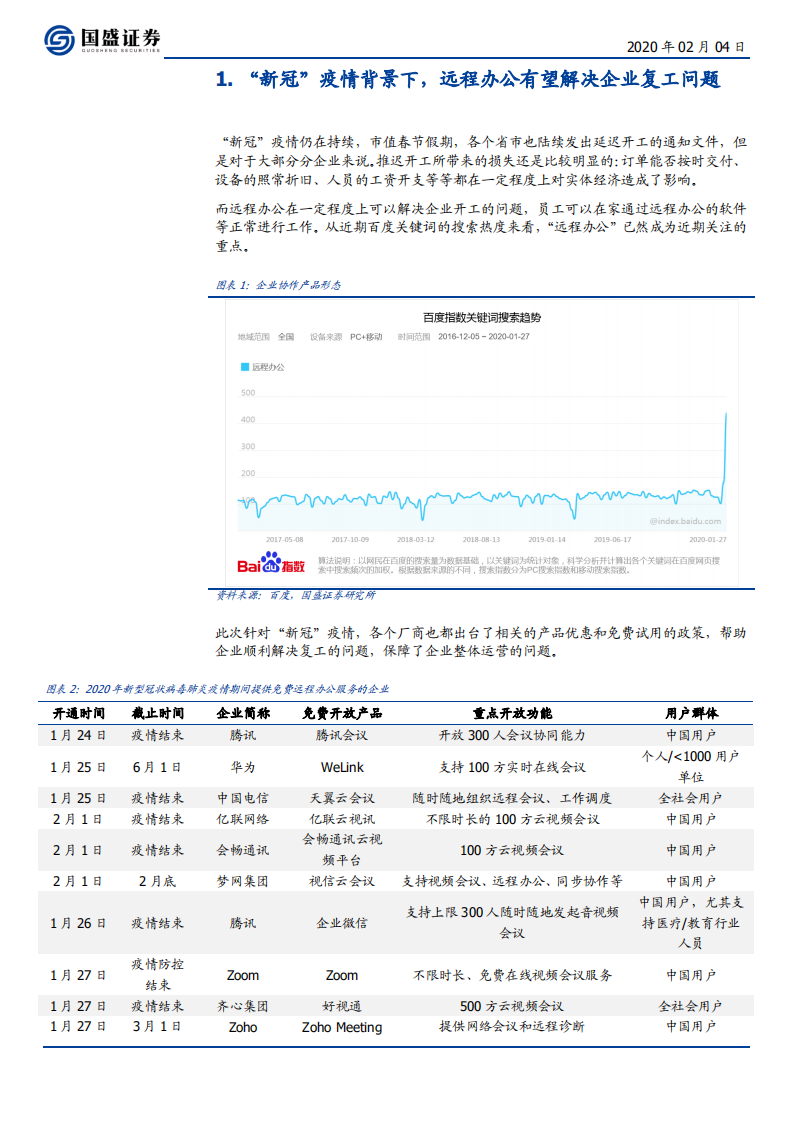 通信行业：远程办公迎机遇，视讯赛道最核心-200204.pdf 第4页