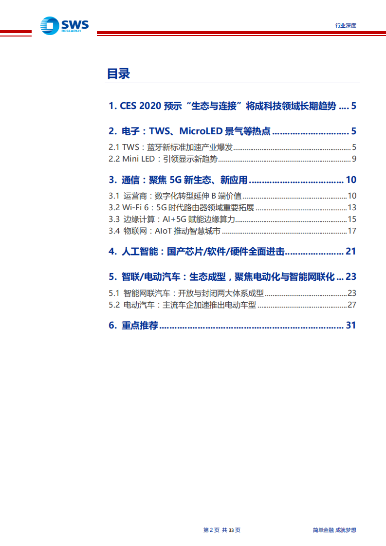 通信行业&ldquo;5CAVE&rdquo;（洞见）全球 TMT 产业链深度研究之十四：生态与连接，全视角解读 CES 2020-200120.pdf 第2页