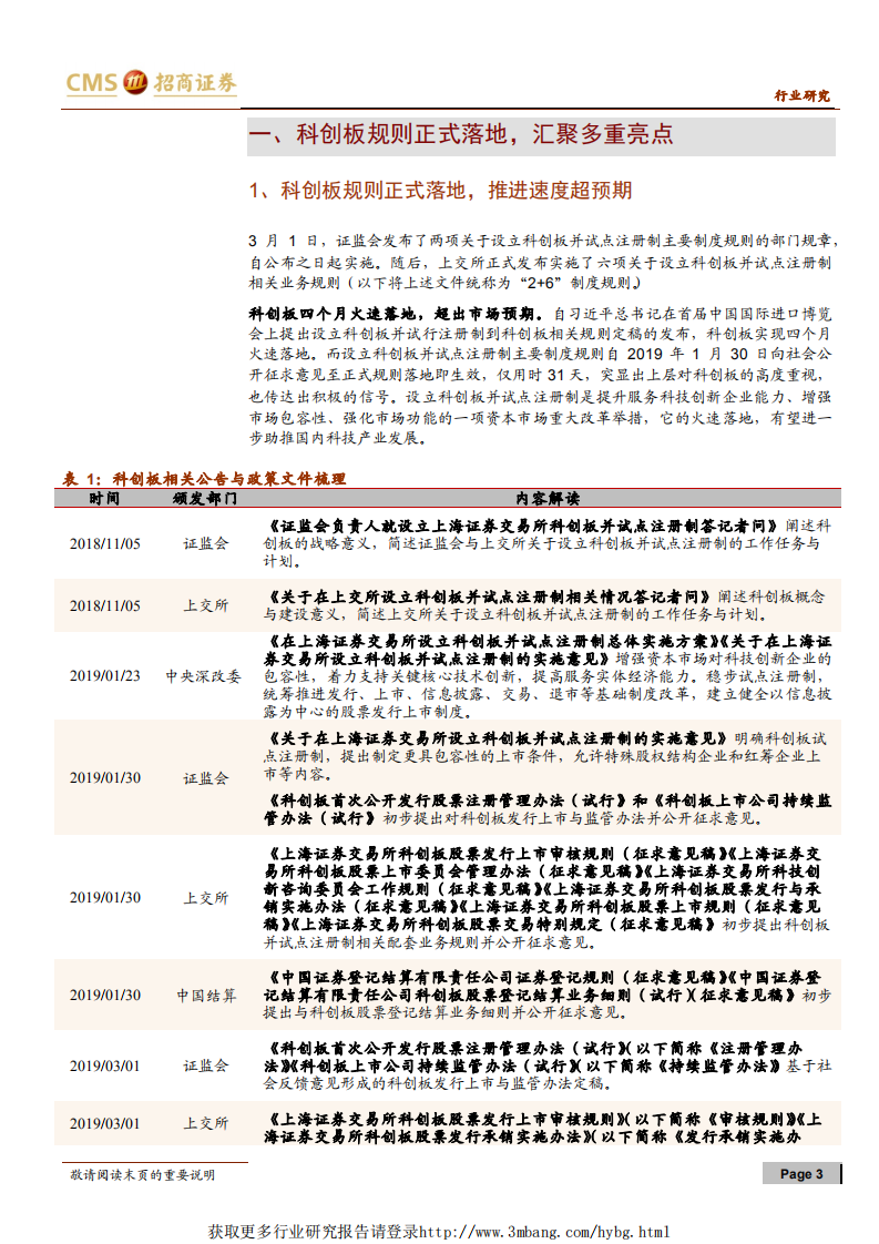 计算机行业：科创板业务规则深度点评：科创板规则正式落地，金融科技迎加速发展-190303.pdf 第3页