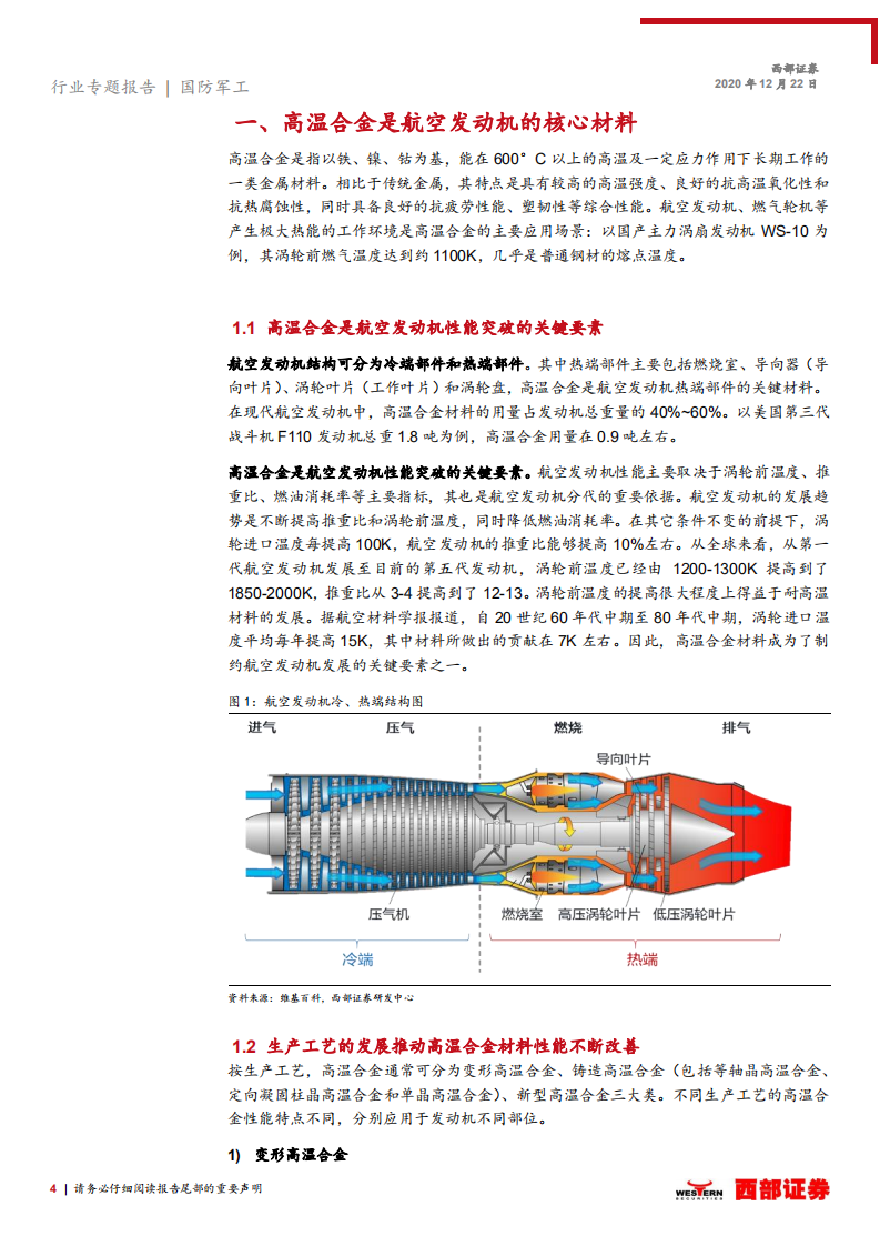 高温合金行业专题报告（一）：航空发动机国产化时代，高温合金崛起-20201222.pdf 第4页