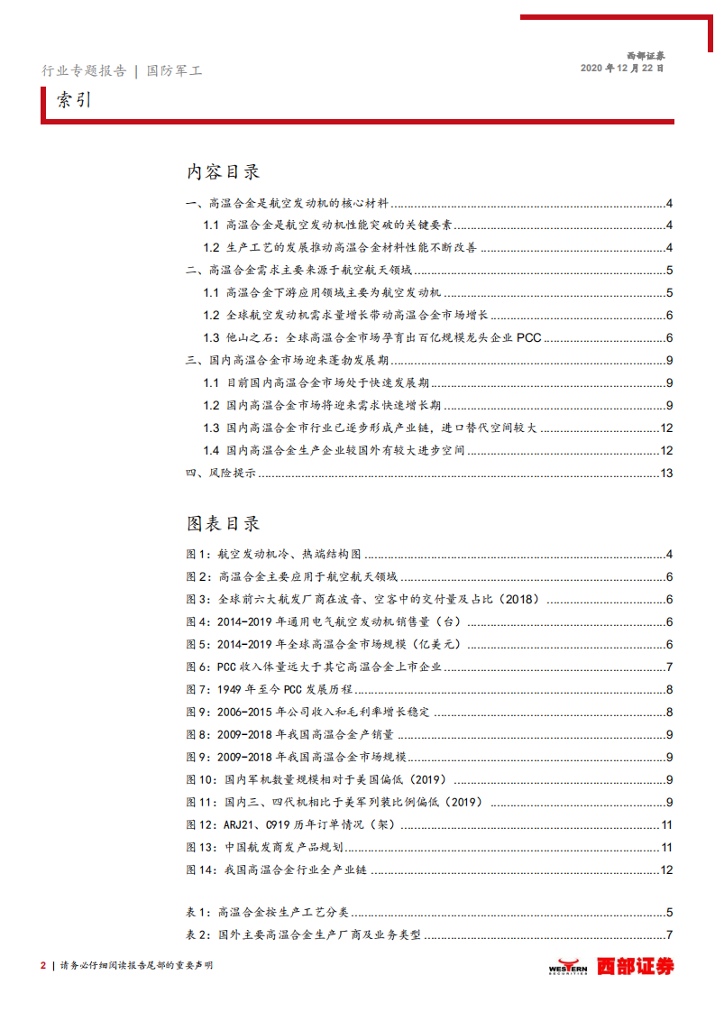高温合金行业专题报告（一）：航空发动机国产化时代，高温合金崛起-20201222.pdf 第2页