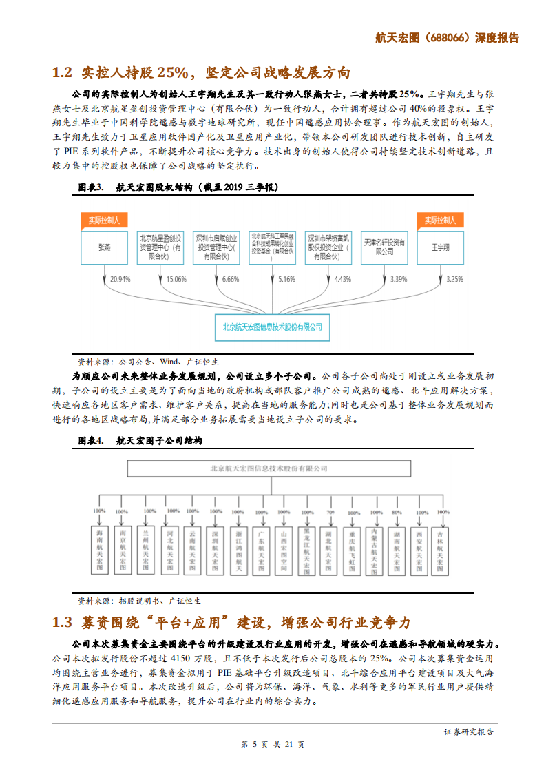 航天宏图-深度报告：卫星服务行业领先企业，遥感+北斗导航协同发展-191202.pdf 第5页