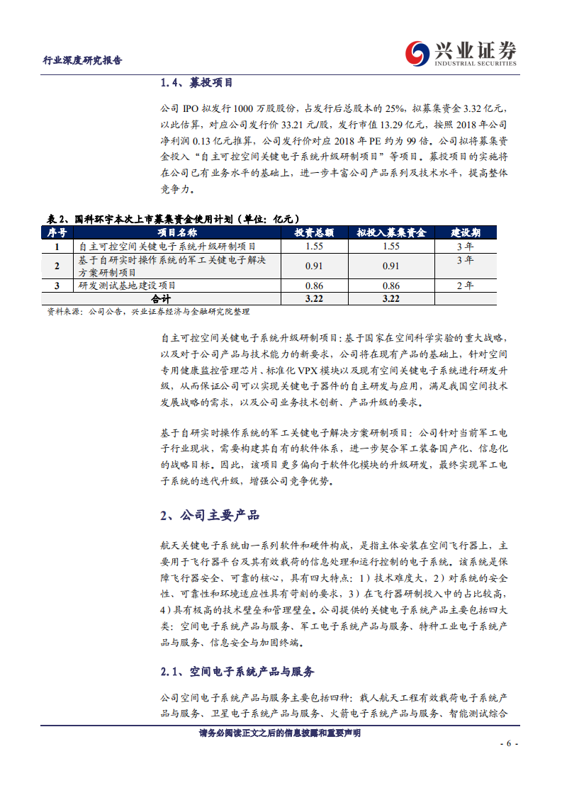 航天行业科创板巡礼：国科环宇-190528.pdf 第6页