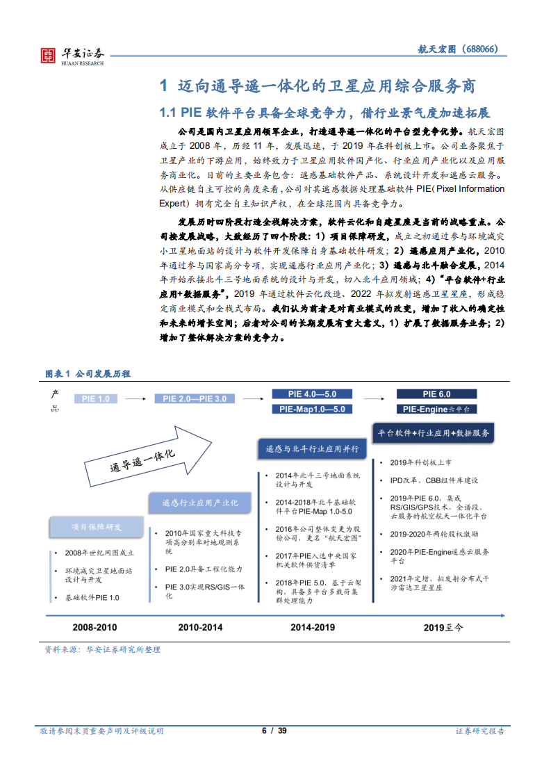 航天宏图-卫星产业链系列报告（一）：遥感行业下游景气度高，围绕PIE平台加速扩张-210914.pdf 第6页