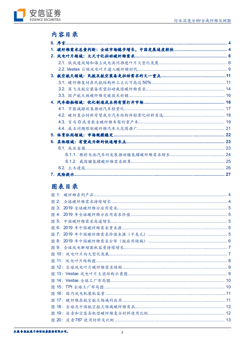 合成纤维及树脂行业：碳纤维系列报告之（二），风电及航空航天领域是短期发力点-20200730.pdf 第2页