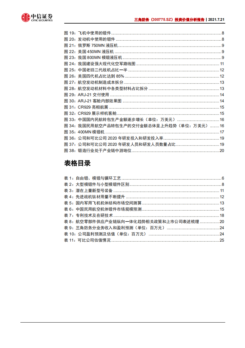 三角防务-投资价值分析报告：军用航空锻件核心供应商，料将充分受益新型号快速放量-210721.pdf 第4页