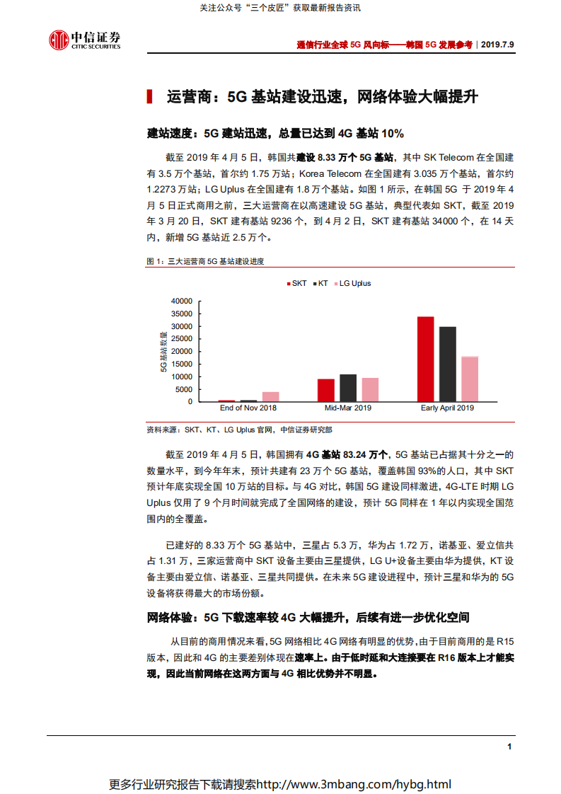 通信行业全球5G风向标：韩国5G发展参考，中国5G的参照物，韩国5G发展得怎样了-190709.pdf 第4页