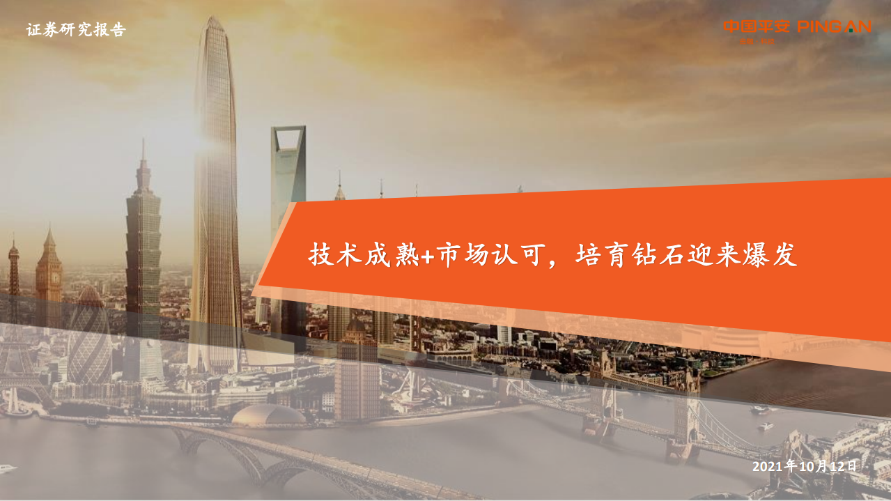 智能制造行业：技术成熟+市场认可，培育钻石迎来爆发-211012.pdf 第1页