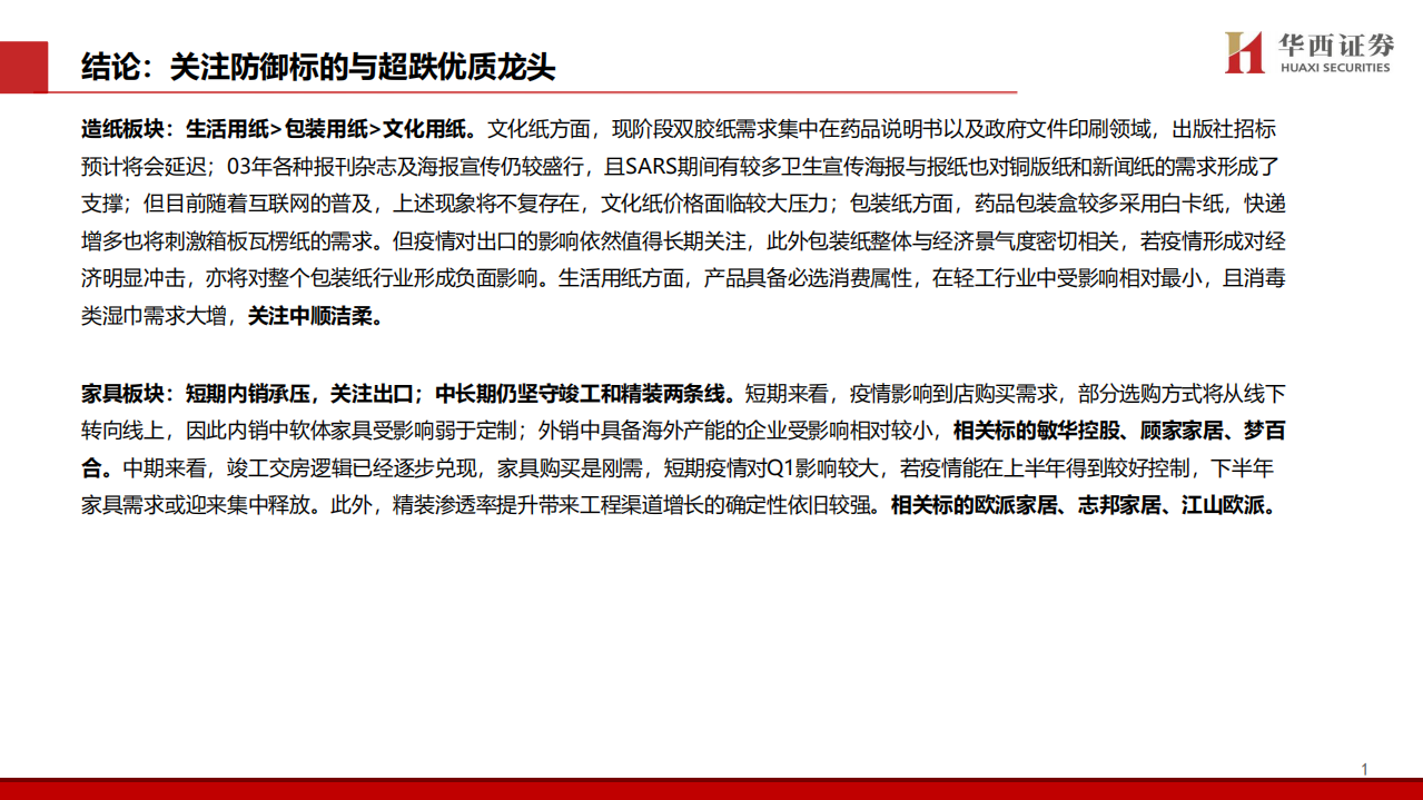 轻工＆化妆品行业专题：疫情下的复盘与演绎，关注防御标的与超跌优质龙头-200202.pdf 第2页