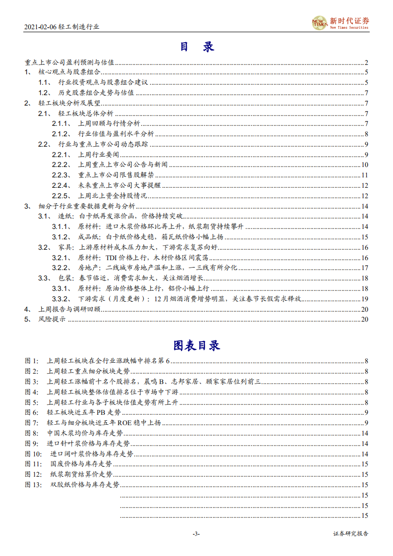 轻工制造行业：超配家居板块，持续聚焦造纸龙头-210206.pdf 第3页