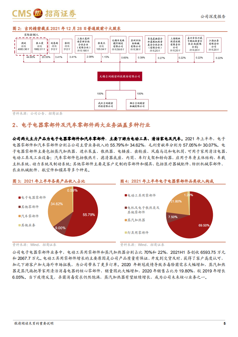 吉冈精密-聚焦精密铸造，受益下游发展未来可期-220104.pdf 第5页
