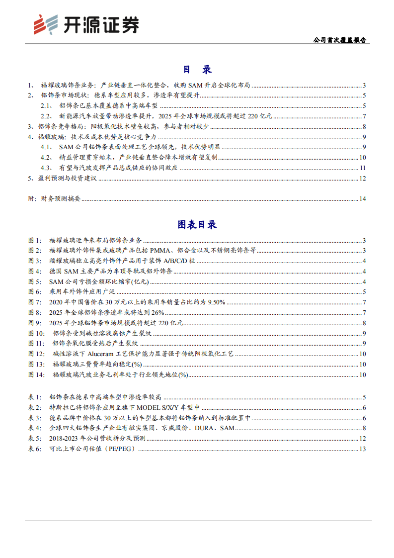 福耀玻璃-公司首次覆盖报告：饰条业务拐点将至，汽玻龙头再度起航-210708.pdf 第2页
