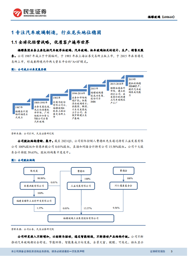福耀玻璃-创新智造，福耀玻璃引领未来-210208.pdf 第3页
