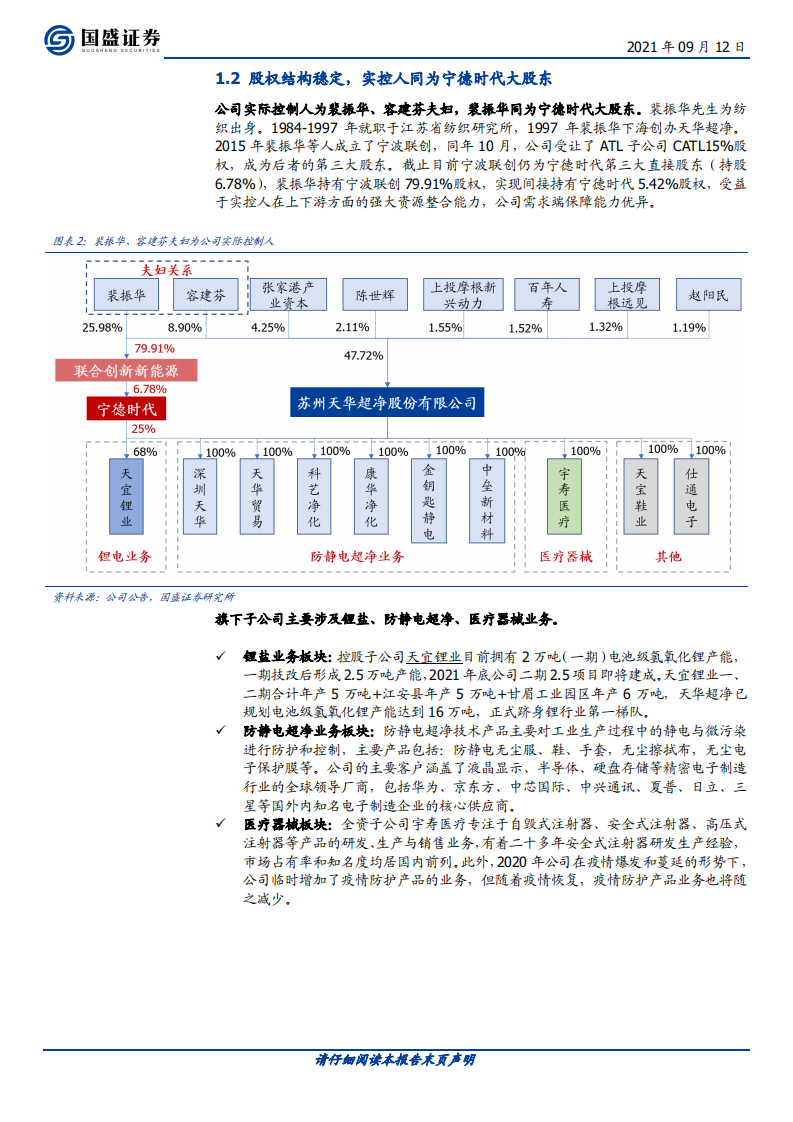 天华超净-战略布局氢氧化锂赛道，切入全球锂电供应链核心地位-210912.pdf 第6页