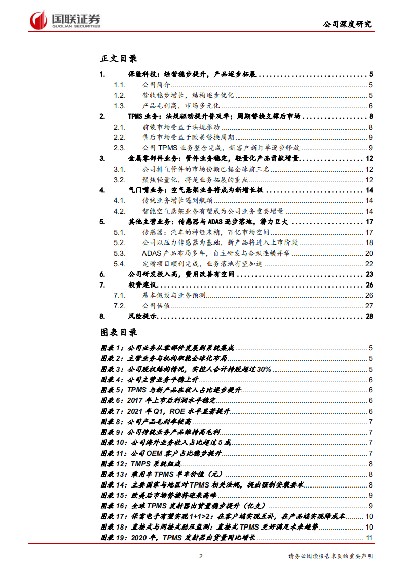 保隆科技-聚焦智能化与轻量化，前装与售后并进-210816.pdf 第2页
